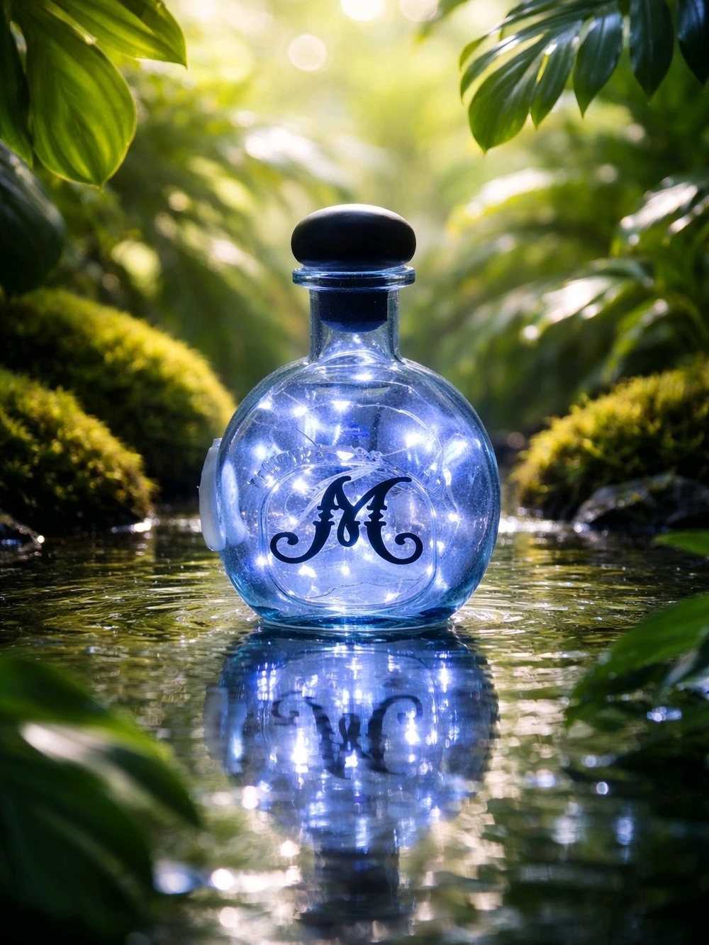 Led Lighted Later Bottle Vibe Mood Glow Serenade Radiance Twilight Enchant Amour